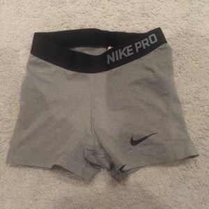 Nike pro spandex shorts